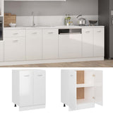 Bottom Cabinet Lyon High Gloss White 60x46x81.5 cm Engineered Wood