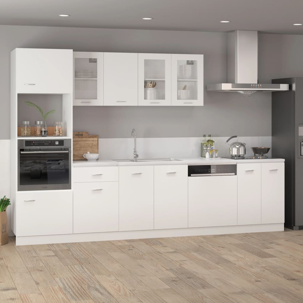 Drawer Bottom Cabinet Lyon White 50x46x81.5 cm Engineered Wood