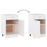 Drawer Bottom Cabinet Lyon White 50x46x81.5 cm Engineered Wood