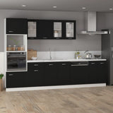 Drawer Bottom Cabinet Lyon Black 50x46x81.5 cm Engineered Wood