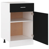 Drawer Bottom Cabinet Lyon Black 50x46x81.5 cm Engineered Wood