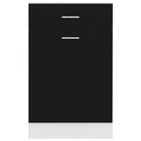 Drawer Bottom Cabinet Lyon Black 50x46x81.5 cm Engineered Wood