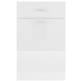 Drawer Bottom Cabinet Lyon High Gloss White 50x46x81.5 cm Engineered Wood