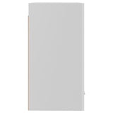 Hanging Cabinet Lyon High Gloss White 39.5x31x60 cm Engineered Wood