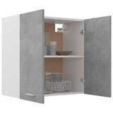 Hanging Cabinet Concrete Grey 60x31x60 cm Engineered Wood