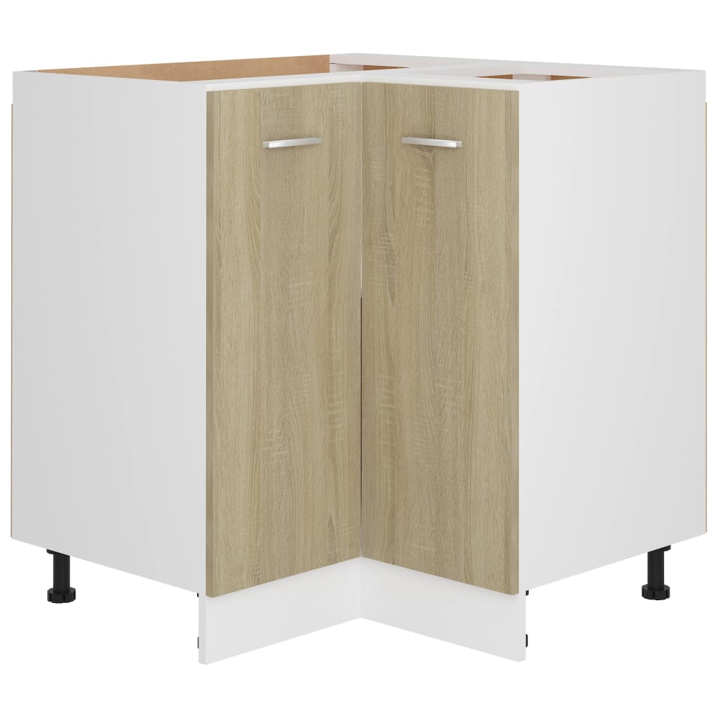 Corner Bottom Cabinet Lyon Sonoma Oak 75.5x75.5x81.5 cm Engineered Wood