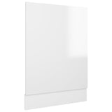 Dishwasher Panel Lyon High Gloss White 45x3x67 cm Engineered Wood