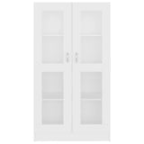 Vitrine Cabinet White 82.5x30.5x150 cm Engineered Wood