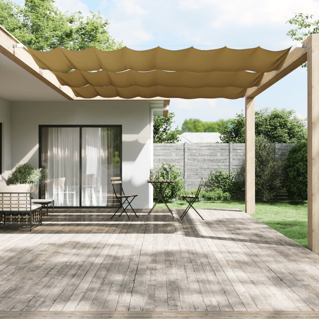 Vertical Awning Beige 180x800 cm Oxford Fabric