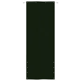 Balcony Screen Dark Green 80x240 cm Oxford Fabric