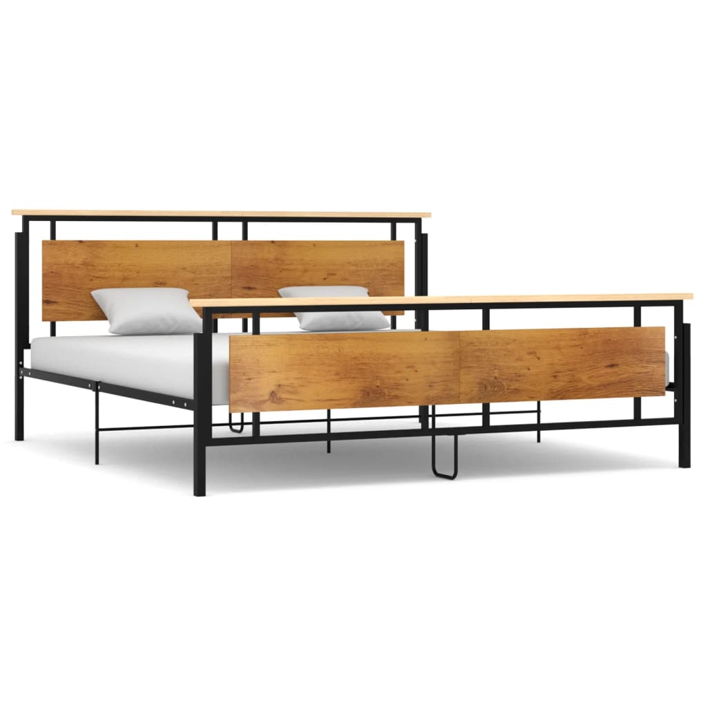 Bed Frame without Mattress Metal 200x200 cm