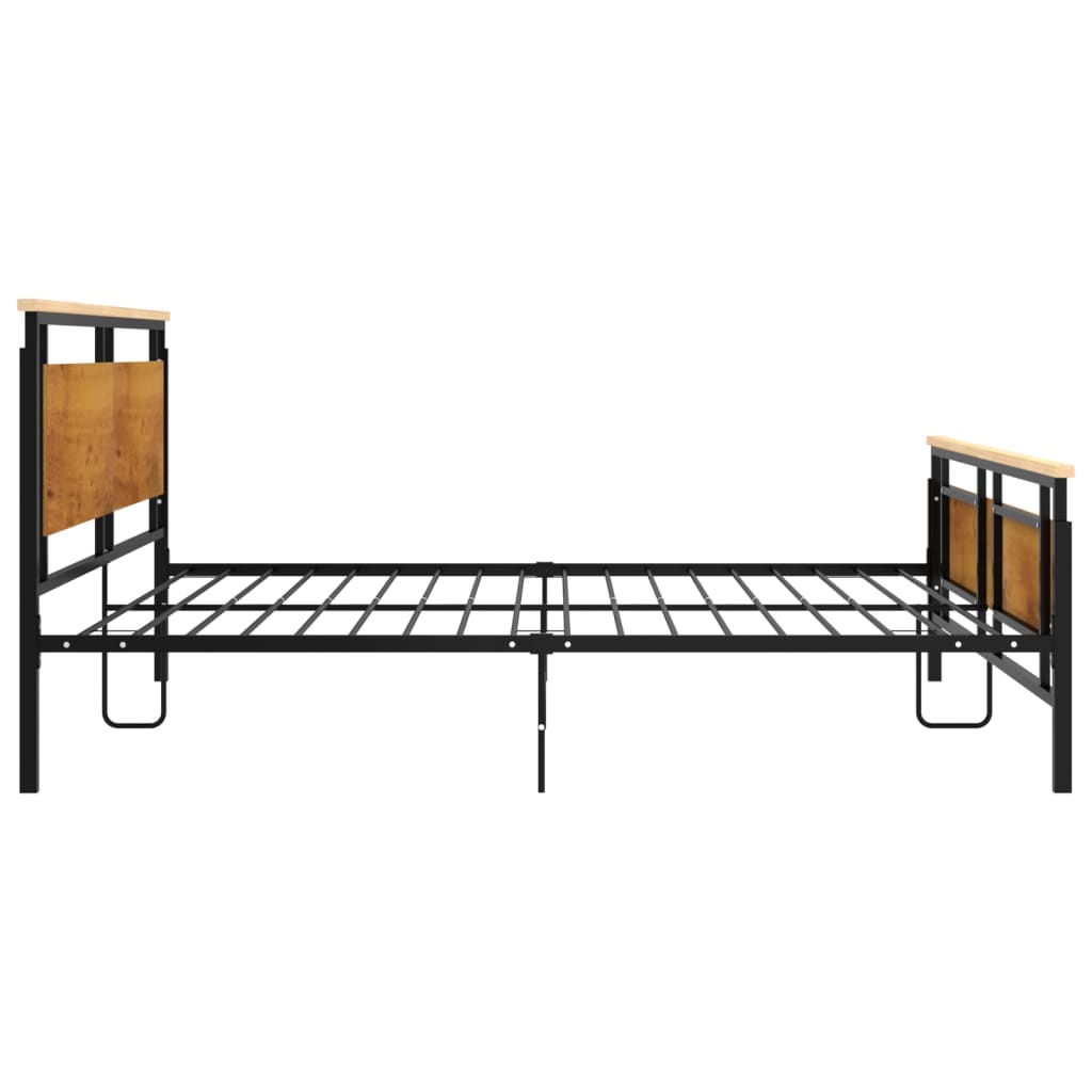 Bed Frame without Mattress Metal 200x200 cm