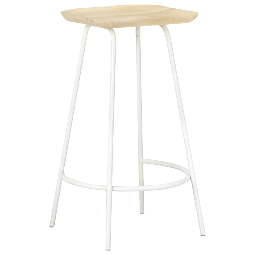 Bar Stools 4 pcs Solid Mango Wood