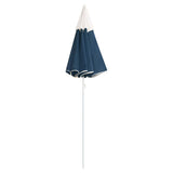 Garden Parasol with Steel Pole Blue 180 cm