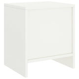 Bedside Cabinet White 35x30x40 cm Solid Pinewood