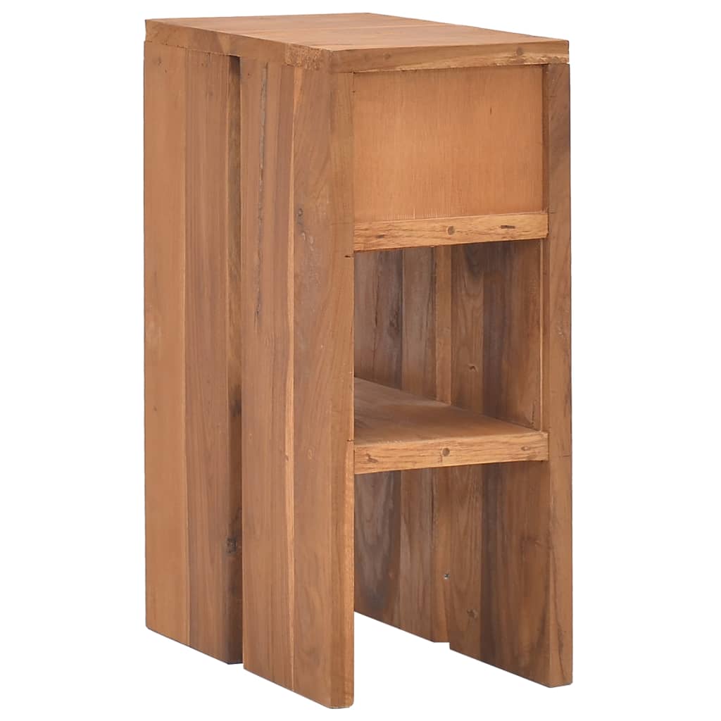 Bedside Cabinet 20x35x50 cm Solid Teak Wood