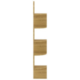 Wall Corner Shelf Sonoma Oak 19x19x123 cm Engineered Wood