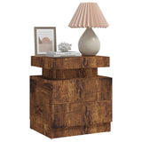 Bedside Cabinet Smoked Oak 45x35x52 cm Engineered Wood