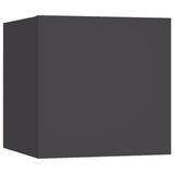 Wall Mounted TV Cabinets 4 pcs Grey 30.5x30x30 cm