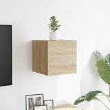 Wall Mounted TV Cabinet Sonoma Oak 30.5x30x30 cm