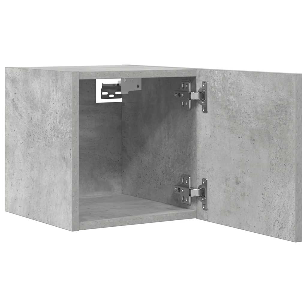 Wall Mounted TV Cabinets 2 pcs Concrete Grey 30.5x30x30 cm