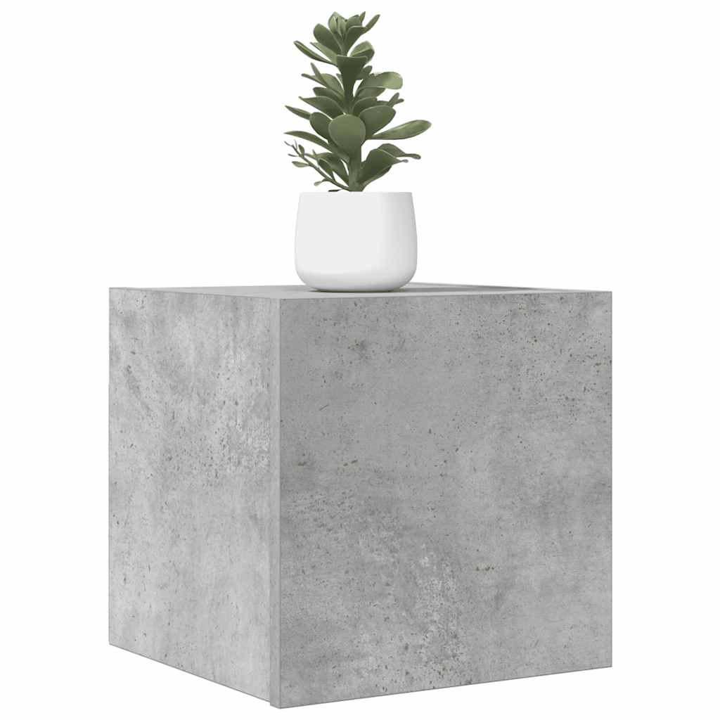 Wall Mounted TV Cabinets 2 pcs Concrete Grey 30.5x30x30 cm