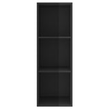 Wall-mounted TV Cabinet High Gloss Black 37x37x107 cm Engineered Wood