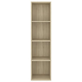 Wall-mounted TV Cabinet Sonoma Oak 37x37x142.5 cm Engineered Wood