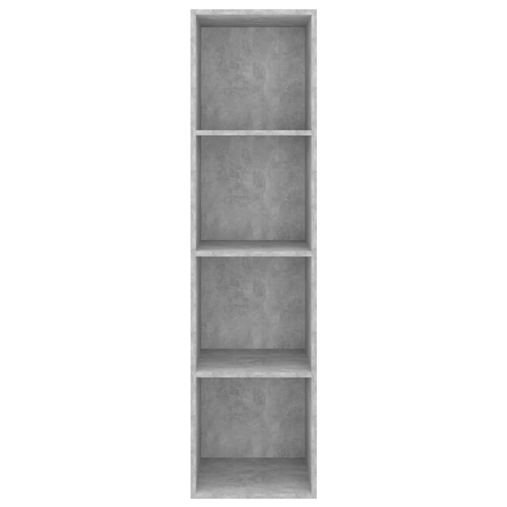 Wall-mounted TV Cabinet Concrete Grey 37x37x142.5 cm Engineered Wood