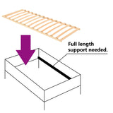 Slatted Bed without Mattress Base with 13 Slats 70x200cm