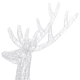 XXL Acrylic Christmas Reindeer 250 LED 180 cm Colourful