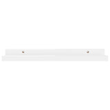 Wall Shelves 4 pcs High Gloss White 40x9x3 cm