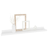 Wall Shelves 4 pcs White 60x9x3 cm