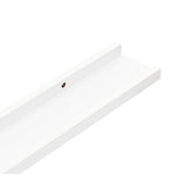 Wall Shelves 4 pcs White 60x9x3 cm