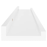 Wall Shelves 4 pcs White 60x9x3 cm