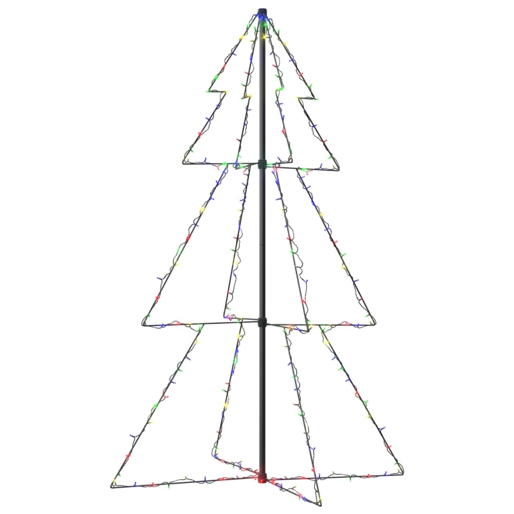 Christmas Cone Tree 200 LEDs Indoor and Outdoor 98x150 cm