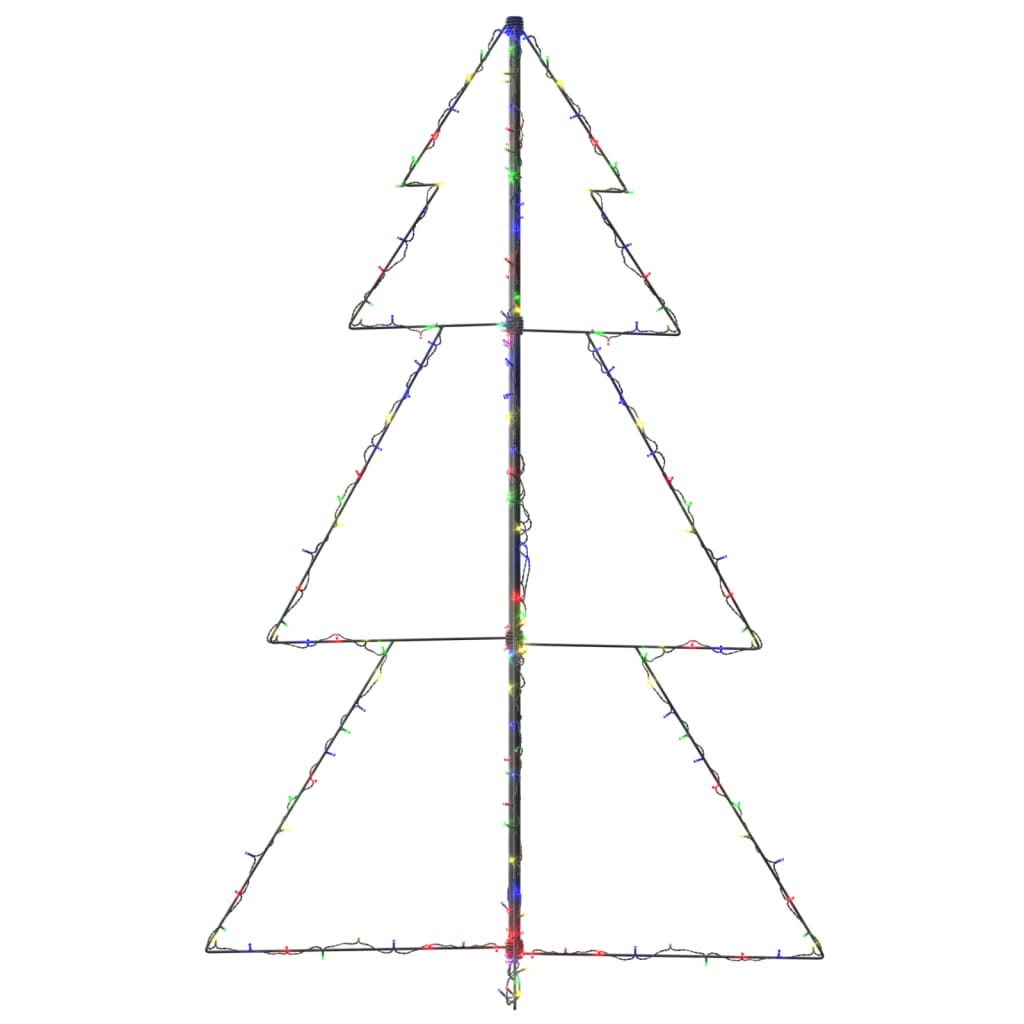 Christmas Cone Tree 200 LEDs Indoor and Outdoor 98x150 cm