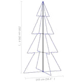 Christmas Cone Tree 360 LEDs Indoor and Outdoor 143x250 cm