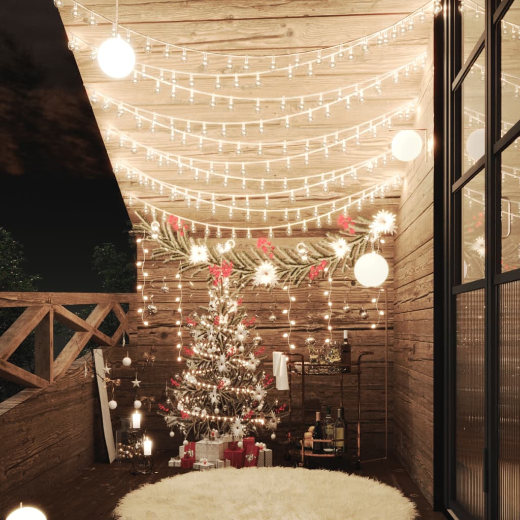 Globe Fairy String Lights 40m 400 LED Warm White 8 Function