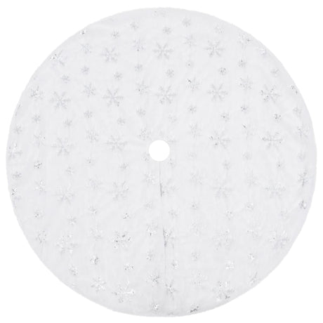 Luxury Christmas Tree Skirt White 150 cm Faux