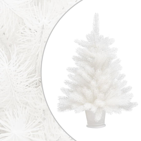 Artificial Pre-lit Christmas Tree with Ball Set White 65 cm