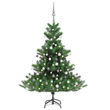 Nordmann Fir Artificial Christmas Tree LED&Ball Set Green 120cm