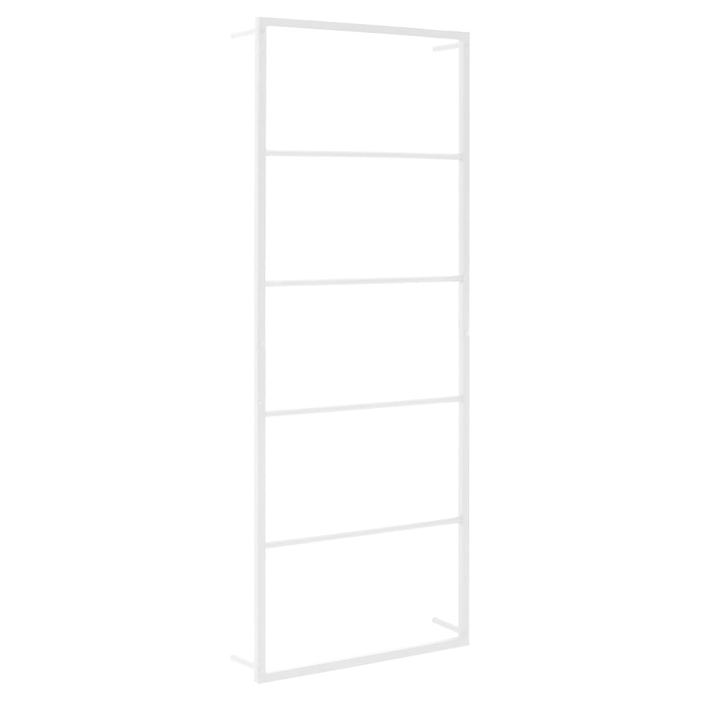 Towel Rack White 45x10x115 cm Steel