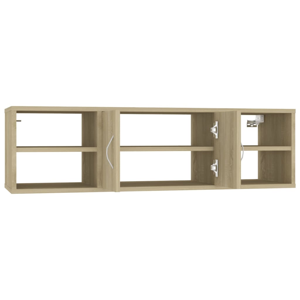 Wall Shelf Sonoma Oak 102x30x29 cm Engineered Wood