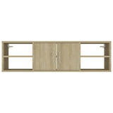 Wall Shelf Sonoma Oak 102x30x29 cm Engineered Wood