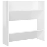 Wall Shoe Cabinets 4 pcs High Gloss White 60x18x60 cm Engineered Wood