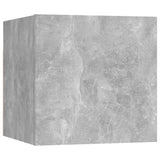 Wall Mounted TV Cabinets 8 pcs Concrete Grey 30.5x30x30 cm