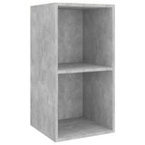 Wall-mounted TV Cabinets 2 pcs Concrete Grey Engineered Wood