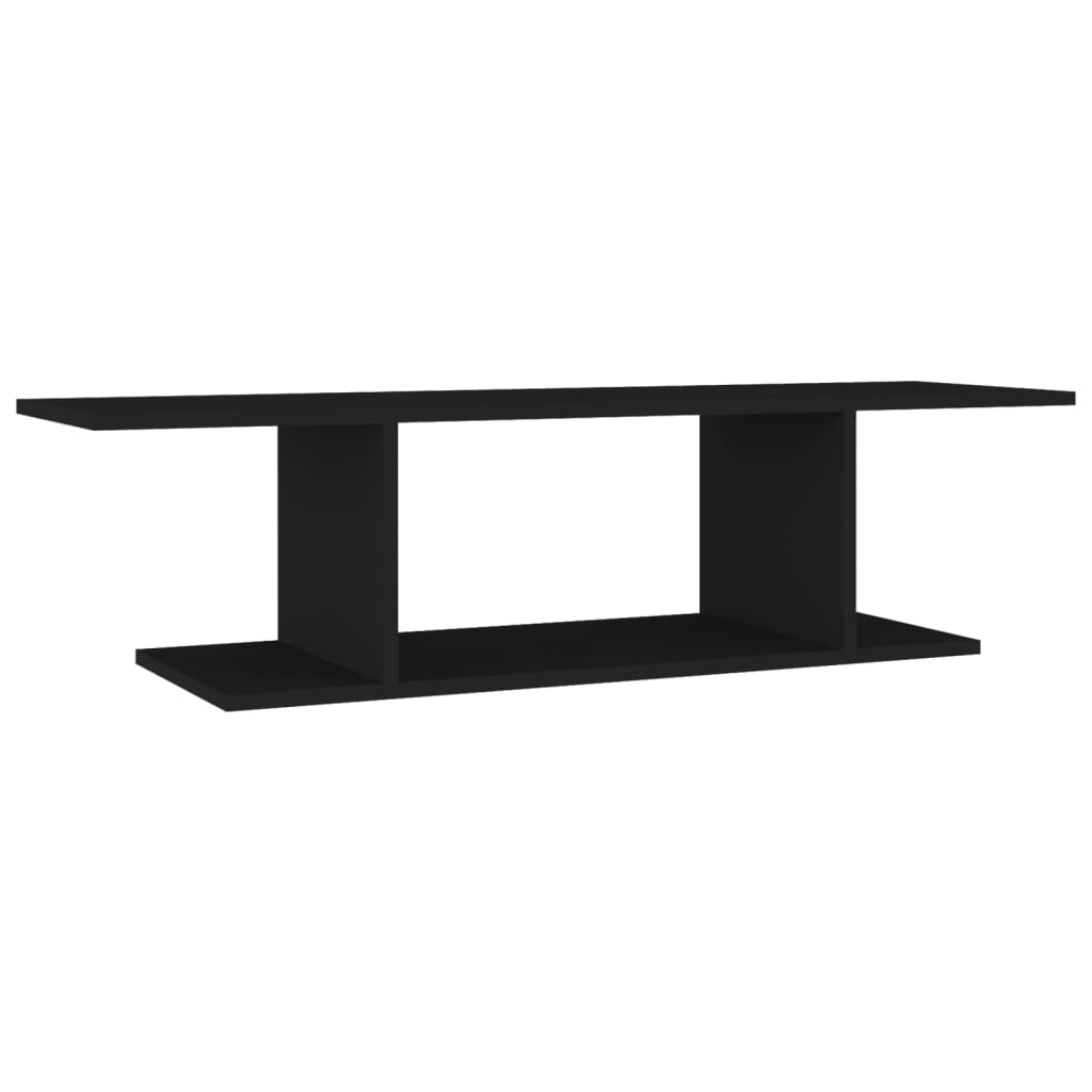 Wall Mounted TV Cabinet Black 103x30x26.5 cm