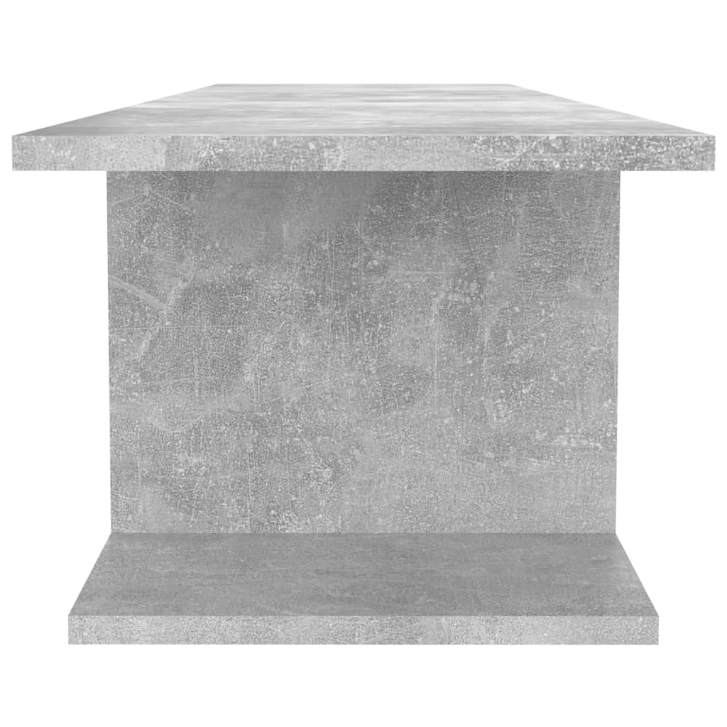 Wall Mounted TV Cabinet Concrete Grey 103x30x26.5 cm